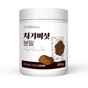 베스트식품 Cham Goods 차가버섯분말 200g 병 스푼 1개