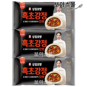 삼립호빵 삼립 흑초강정 호빵 3개입, 3개, 300g