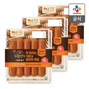 CJ제일제당 [CJ 제일제당]더건강한그릴후랑크300GX6, 300g, 6개