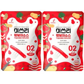 1+1 미쓰리 떡볶이 소스 보통맛 50g 2인분 양념 분말소스 캠핑음식, 2개