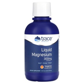 Tace Mineals 리퀴드 마그네슘 텐저린 300 mg 16 fl oz 473 ml, 1개, 1개, 473ml