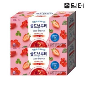 담터 콜드브루티 샤인머스캣 그린티 20T+딸기 히비스커스 20T, 1개, 36g, 20개입, 1.8g