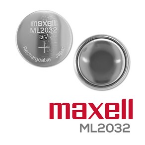 맥셀 ML2032 충전용 리튬 전지[MAXELL]