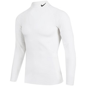 나이키 긴팔티 헬스복 이너웨어 프로 DRI-FIT FITNESS MOCK LS TOP 화이트