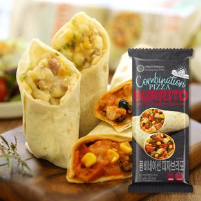 BURRITO 콤비네이션 피자 브리또, 125g, 10개