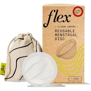 Flex Reusable Menstual Disc 1 Count Capacity: 70mL, 1개