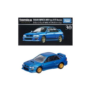 TAKARA TOMY 토미카 프리미엄 30 스바루 임프레자 WRX 타입R Sti버전, 1개