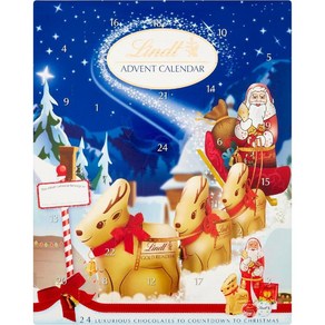 160g 린트 밀크 초콜릿 크리스마스 어드벤트 캘린 Lindt Chistmas advent Calenda, 1개