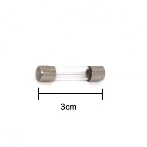 3A 유리관휴즈(중) 3cm 30mm 퓨즈 FUSE 10개세트, 10개