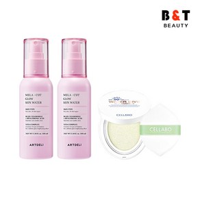 아트델리 멜라컷 글로우 선워터 100ml x2 + 셀라보 선쿠션 시즌2 23g, 단품, 단품