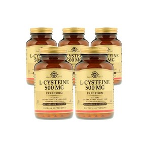 솔가 엘 시스테인 500mg 90정 (베지캡슐) Solga L-Cysteine 500 mg 90 vcap -5개 SET, 5개