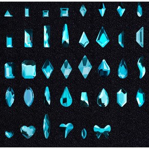 가/성/비 아쿠아블루 스톤 38종 (10개), P888, 10개