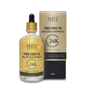 미엘 프리미엄 24K 골드앰플 100ml