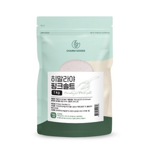 히말라야 핑크솔트 분홍소금 희말라야 핑크소금 암염 고운 가는 입자 소금, 1kg, 1개