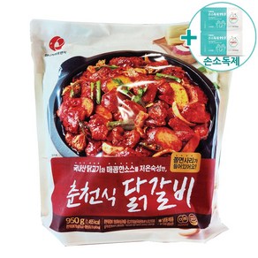 코스트코 빅마켓 마니커 춘천식 닭갈비 950g [아이스박스] + 더메이런알콜티슈, 1개