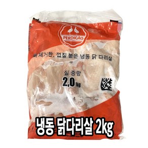 다인 냉동 순살 닭다리살 2kg 뼈없는 닭정육 닭고기, 1개