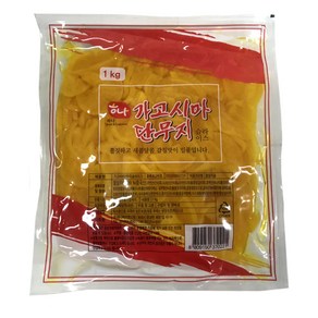 가고시마 꼬들슬라이스 단무지1kg, 1개, 1kg