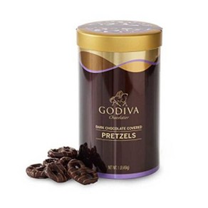 GODIVA 고디바 쇼콜라티에 다크 초콜릿 커버드 프레첼, 1개, 454g