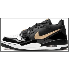 나이키 에어 조던 레거시 다크메탈릭 운동화 신발 Nike Ai Jodan Legacy 312 Low Black Metallic Gold Shoes