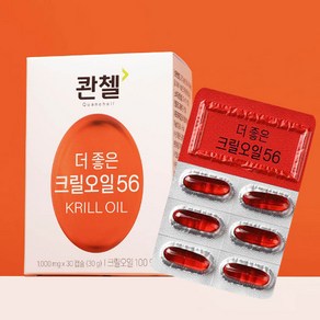 콴첼 더 좋은 크릴오일 56 (1000mg 30캡슐), 1개, 30정