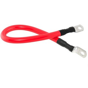 [에이원] 2AWG 60cm 빨강색 실리콘 전선 파워뱅크 인버터 전원 케이블 2AWG 60cm silicon wie cable ed