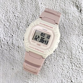 CASIO 파스텔 컬러 공용 커플 추천 7년 배터리 라이트 스포츠 시계 218C 파스텔 핑크A2