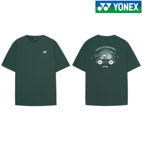 요넥스 티셔츠 25SS 251TS057U 배드민턴 캐주얼 데일리 오버핏 상의 반팔 남여공용 스매쉬스포츠