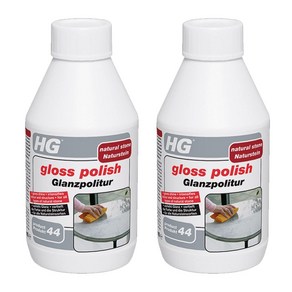 HG 대리석 광택제 클리너 1+1 대리석 상판 식탁 테이블 광택 코팅 청소 세정제, 2개, 300ml