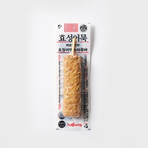 [효성어묵]오징어 땡초어묵바 90g 부산어묵, 1개