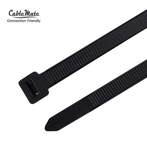 [CableMate] 케이블메이트 케이블타이 100개 UN-300HDB [특대/300mm] [블랙], 1, 1개