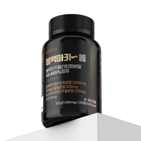 리노브 블랙마카 롱 2000mg 페루산 젤라틴화 분말, 1개, 120정