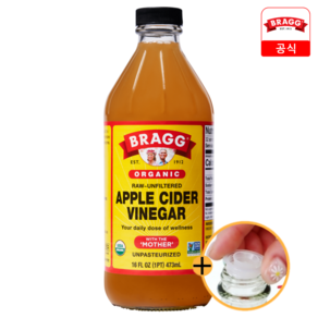 브래그 유기농 사과 식초 473ml 1개, 2개