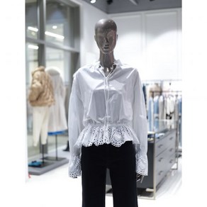 [알렉시스N제시뉴욕] 펀칭 면 블라우스 DD15NSBC1910