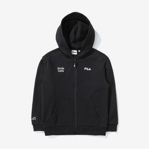 [FILA] 키즈 에센셜 후드집업_FK2FTE1101X_BLK