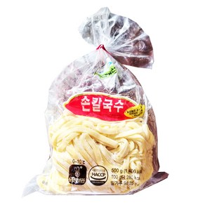 칠갑농산 손칼국수(구) 500g(약4인분) X 10개입 BOX, 500g, 10개