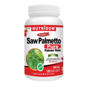 (뉴트리돔)쏘팔메토 전립선 도움 Nutidom Saw Palmetto Pue 500mg 120정, 1개