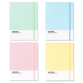 PANTONE 양장 밴딩 노트 B5, 핑크, 1개