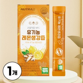 NFC 착즙액 유기농 레몬생강즙 원액, 210g, 1개