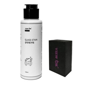 뷰오케이 세차 용품 자동차 유막제거제 100ml 어플리케이터 증정, 1개