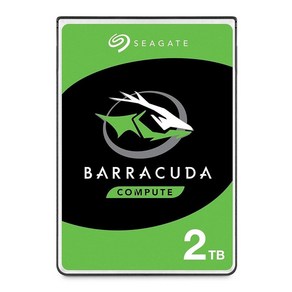 Seagate 바라쿠다 내장 하드 드라이브 HDD 1TB (ST1000LM048)., 2TB, BaaCuda 6.4cm(2.5인치)