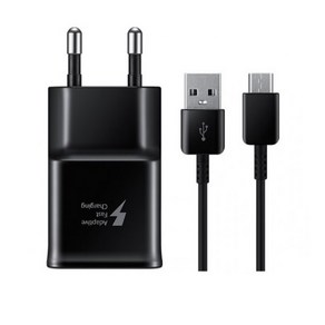 삼성전자 USB C타입 급속 여행용 핸드폰충전기 EP-TA20, 1개, 블랙