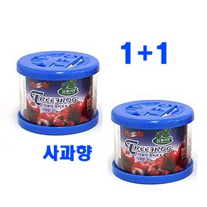 동진TFC 청개구리 트리프로고 방항제 사과향 1 +1 자동차방향제 차량용방향제