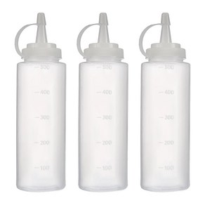 제로리빙 잘라쓰는 말랑 뾰족캡 오일 소분 공병, 500ml, 3개