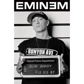 노 브랜드 Eminem MusicPesonality 포스터 Mugshot Size x, no fame