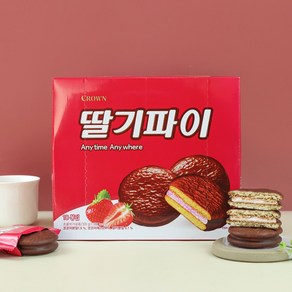 크라운 딸기파이, 1개, 300g