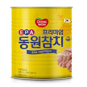 코스트코 동원 EPA 참치 3kg 업소용 대용량 참치캔 통조림 [원산지:가다라어74.5% (원양산) 카놀라유(외국산) 정제어유2%(EPA 18% 칠레산)], 1개