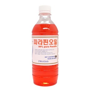 파라핀오일 500ml 오일램프 리필용 액상캔들 빨강색, 1개