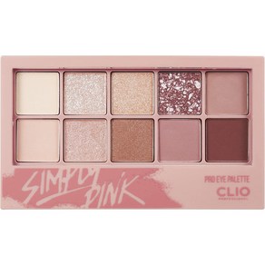 DOOWON 클리오프로 아이파렛트 01 Simply Pink (1개) 아이섀도 CLIO, 1개