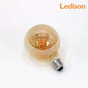 Ledison 에디슨전구 G95 4w, 3개, 전구색