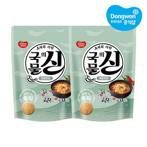 [동원] 국물의 신 매콤한알 4g X25입(파우치) x 2개 /코인 동전 육수, 100g